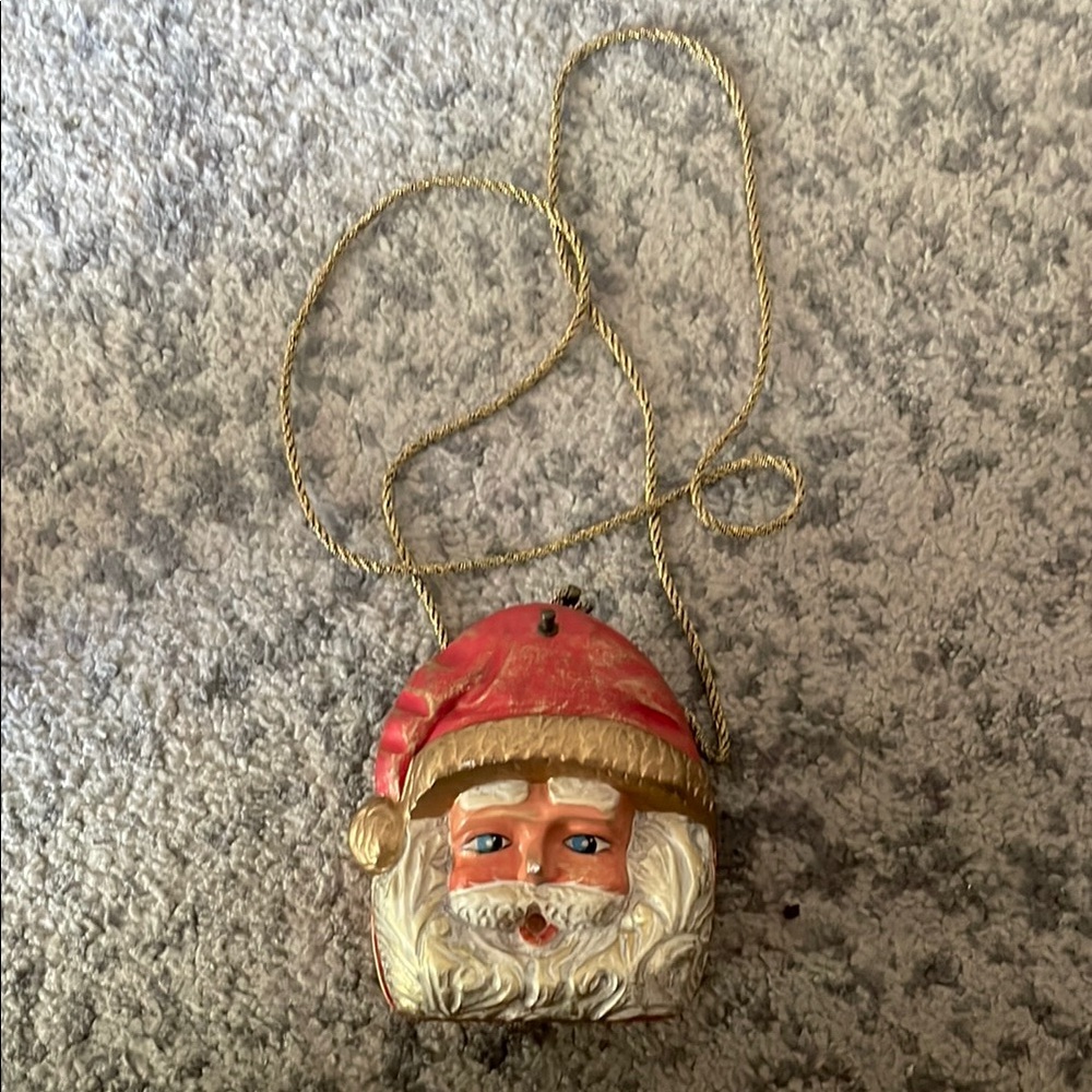 Timmy Woods Red and Gold Santa Mini Bag